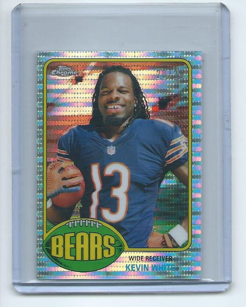 2015 Topps Chrome MINI Football "1976 TOPPS" RETRO PULSAR REFRACTOR ROOKIE SET Cards