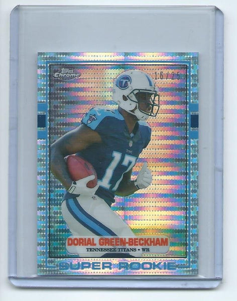 2015 Topps Chrome MINI Football "1989 TOPPS SUPER ROOKIE" RETRO PULSAR REFRACTOR SET Cards