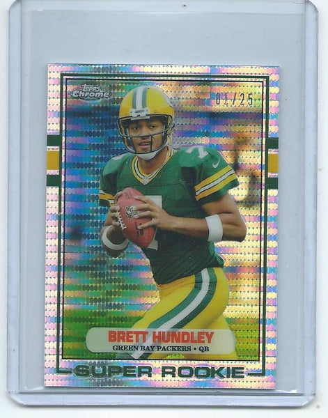 2015 Topps Chrome MINI Football "1989 TOPPS SUPER ROOKIE" RETRO PULSAR REFRACTOR SET Cards