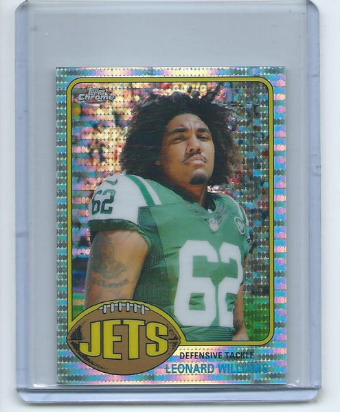 2015 Topps Chrome MINI Football "1976 TOPPS" RETRO PULSAR REFRACTOR ROOKIE SET Cards