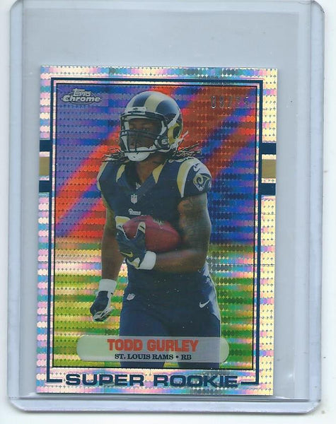 2015 Topps Chrome MINI Football "1989 TOPPS SUPER ROOKIE" RETRO PULSAR REFRACTOR SET Cards