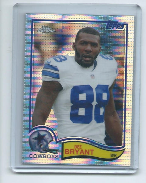 2015 Topps Chrome Football "60TH ANNIVERSARY" PULSAR REFRACTOR SET Cards