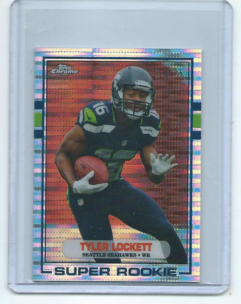 2015 Topps Chrome MINI Football "1989 TOPPS SUPER ROOKIE" RETRO PULSAR REFRACTOR SET Cards