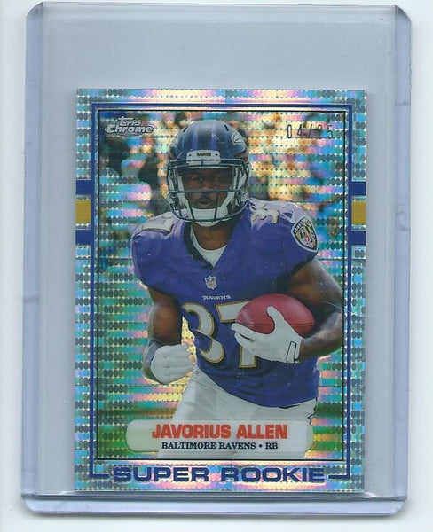 2015 Topps Chrome MINI Football "1989 TOPPS SUPER ROOKIE" RETRO PULSAR REFRACTOR SET Cards
