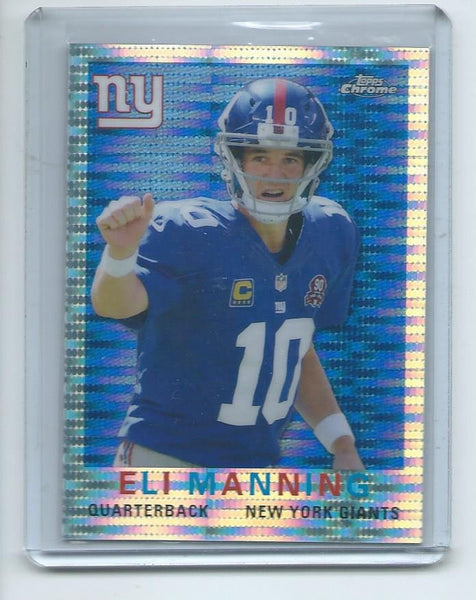 2015 Topps Chrome Football "60TH ANNIVERSARY" PULSAR REFRACTOR SET Cards