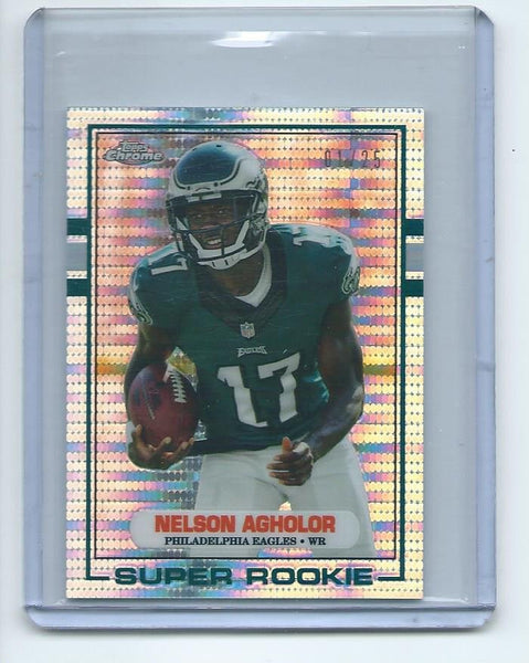 2015 Topps Chrome MINI Football "1989 TOPPS SUPER ROOKIE" RETRO PULSAR REFRACTOR SET Cards