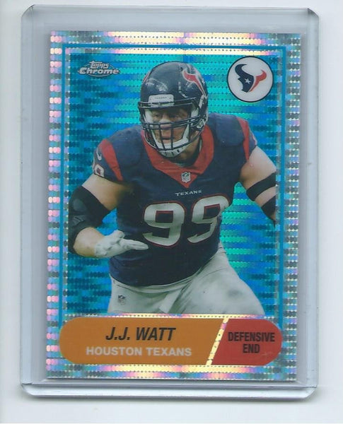 2015 Topps Chrome Football "60TH ANNIVERSARY" PULSAR REFRACTOR SET Cards