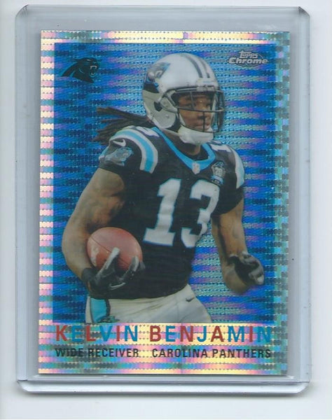 2015 Topps Chrome Football "60TH ANNIVERSARY" PULSAR REFRACTOR SET Cards