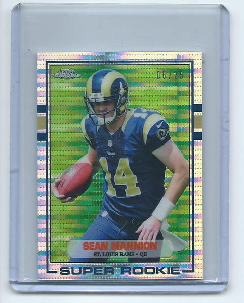 2015 Topps Chrome MINI Football "1989 TOPPS SUPER ROOKIE" RETRO PULSAR REFRACTOR SET Cards