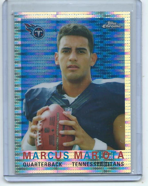 2015 Topps Chrome Football "60TH ANNIVERSARY" PULSAR REFRACTOR SET Cards