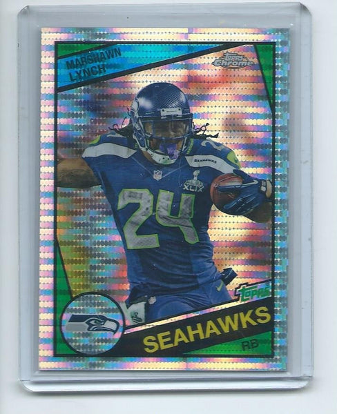 2015 Topps Chrome Football "60TH ANNIVERSARY" PULSAR REFRACTOR SET Cards
