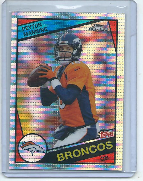 2015 Topps Chrome Football "60TH ANNIVERSARY" PULSAR REFRACTOR SET Cards