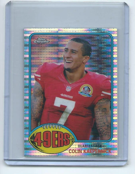2015 Topps Chrome MINI Football "60TH ANNIVERSARY" PULSAR REFRACTOR SET Cards
