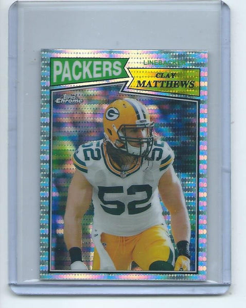 2015 Topps Chrome MINI Football "60TH ANNIVERSARY" PULSAR REFRACTOR SET Cards