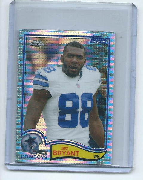 2015 Topps Chrome MINI Football "60TH ANNIVERSARY" PULSAR REFRACTOR SET Cards