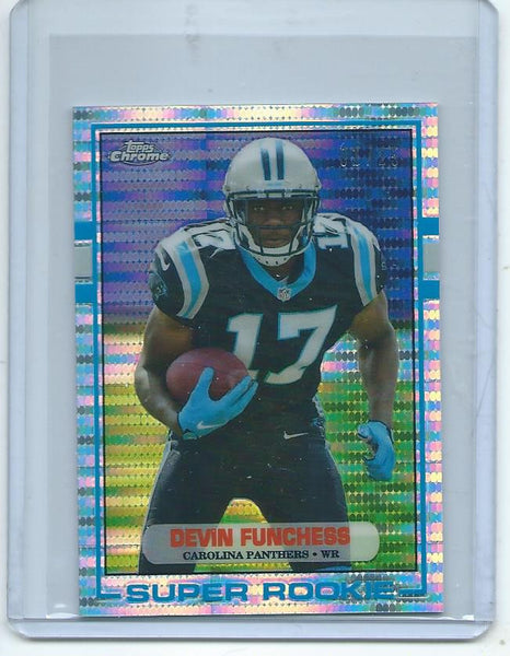 2015 Topps Chrome MINI Football "1989 TOPPS SUPER ROOKIE" RETRO PULSAR REFRACTOR SET Cards