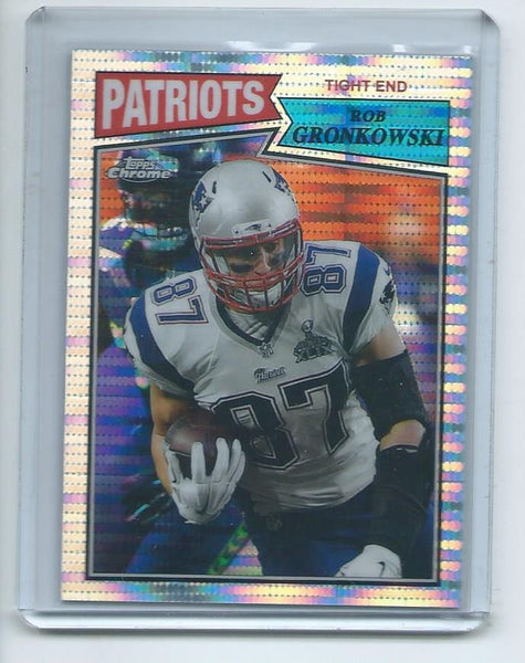 2015 Topps Chrome Football "60TH ANNIVERSARY" PULSAR REFRACTOR SET Cards