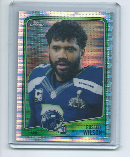 2015 Topps Chrome Football "60TH ANNIVERSARY" PULSAR REFRACTOR SET Cards