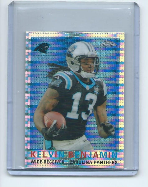 2015 Topps Chrome MINI Football "60TH ANNIVERSARY" PULSAR REFRACTOR SET Cards