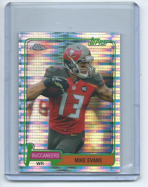 2015 Topps Chrome MINI Football "60TH ANNIVERSARY" PULSAR REFRACTOR SET Cards