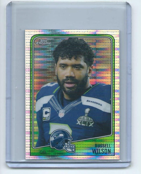 2015 Topps Chrome MINI Football "60TH ANNIVERSARY" PULSAR REFRACTOR SET Cards