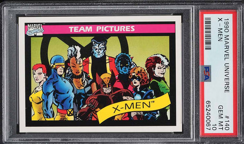 1990 Impel Marvel Universe Card #140 X-Men PSA 10 GEM MINT (MGD2)