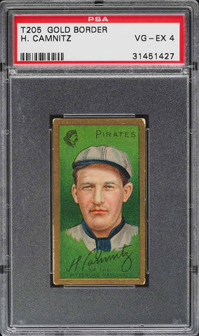 1911 T205 Gold Border Piedmont HOWIE CAMNITZ Pittsburgh Pirates PSA 4 VGEX (MGD2)