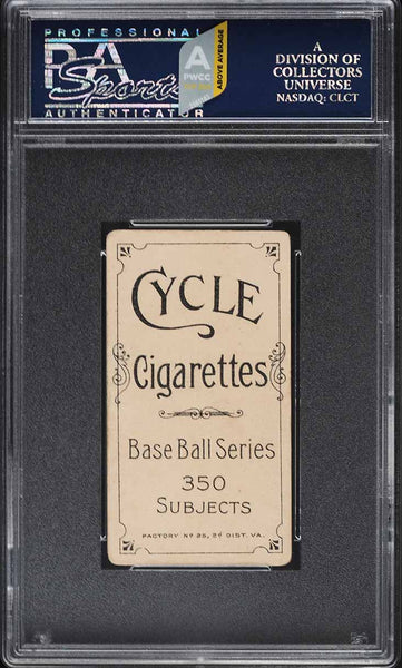 1909-11 T206 Charlie Rhodes St. Louis, CYCLE 350 PSA 3 VG PWCC-A (MGD2)