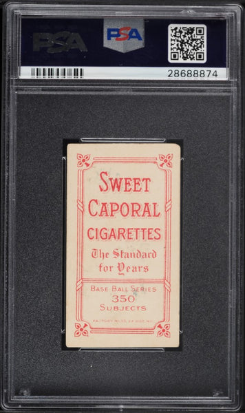 1909-11 T206 Lefty Leifield,  BATTING, SWEET CAPORAL 350/30 PSA 4.5 VGEX+ (MGD2)