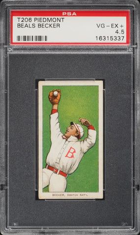 1909-11 T206 Beals Becker Boston, PIEDMONT 350/25 PSA 4.5 VGEX+ (MGD2)