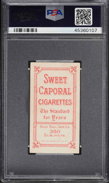 1909-11 T206 Sam Strang Baltimore, SWEET CAPORAL 350/30 PSA 5 EX (MGD2)