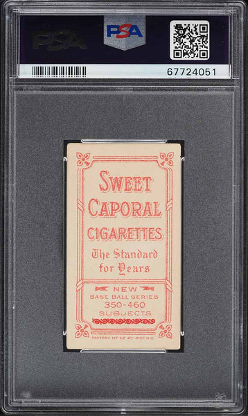 1909-11 T206 Tim Jordan BROOKLYN, BATTING, SWEET CAPORAL 350-460/42 PSA 4 VGEX (MGD2)