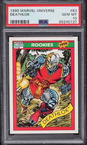 1990 Impel Marvel Universe Card # 83 Deathlok PSA 10 GEM MINT (MGD2)